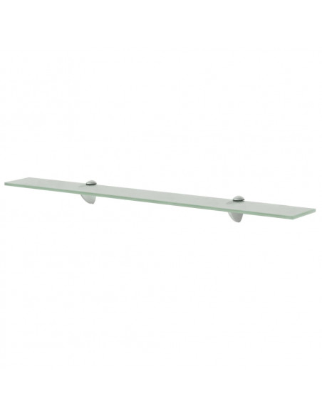 Mensole Galleggianti 2 pz in Vetro 80x10 cm 8 mm