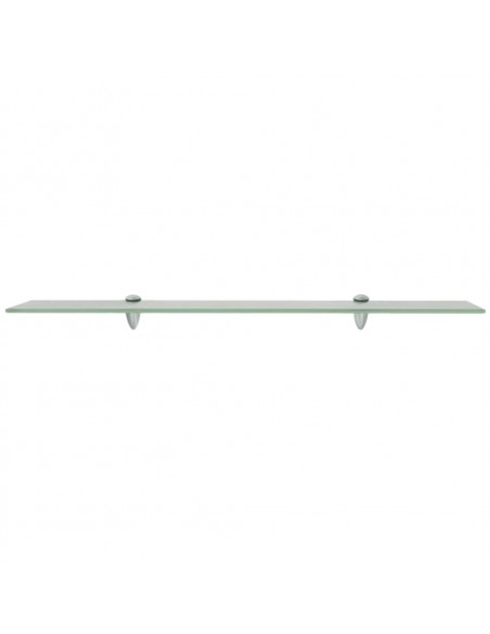 Mensole Galleggianti 2 pz in Vetro 80x10 cm 8 mm