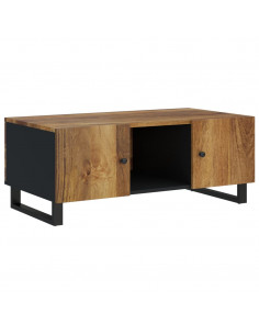 Tavolino da Soggiorno 100x54x40 cm Massello Mango e Multistrato