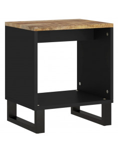 Tavolino da Soggiorno 40x31x46 cm Massello Mango e Multistrato