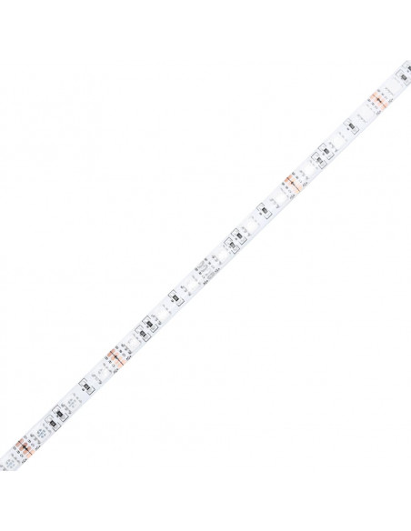 Tavolino da Soggiorno con Luci LED Bianco 90x49x40 cm