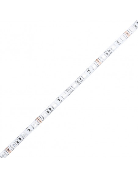 Tavolino da Soggiorno con Luci LED Bianco 90x50x40 cm