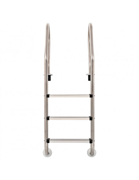 Scaletta per Piscina 3 Gradini in Acciaio Inox 304 120 cm