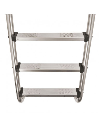 Scaletta per Piscina 3 Gradini in Acciaio Inox 304 120 cm