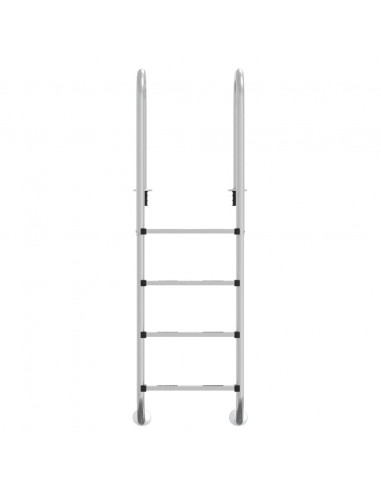 Scala per Piscina 54x38x184,5 cm Acciaio Inox 304