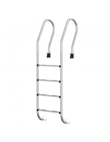 Scala per Piscina 54x38x184,5 cm Acciaio Inox 304