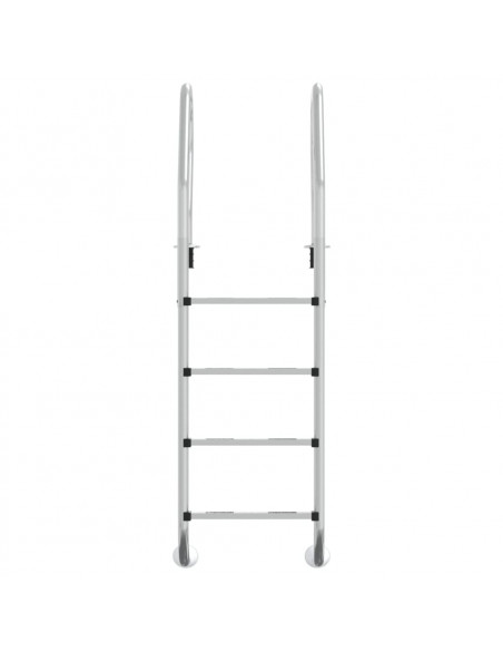 Scala per Piscina 54x38x184,5 cm Acciaio Inox 304