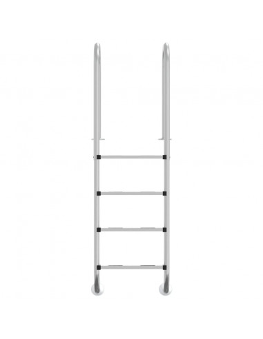 Scala per Piscina 54x38x184,5 cm Acciaio Inox 304