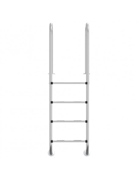 Scala per Piscina 54x38x184,5 cm Acciaio Inox 304