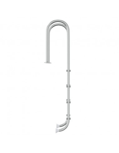 Scala per Piscina 54x38x184,5 cm Acciaio Inox 304