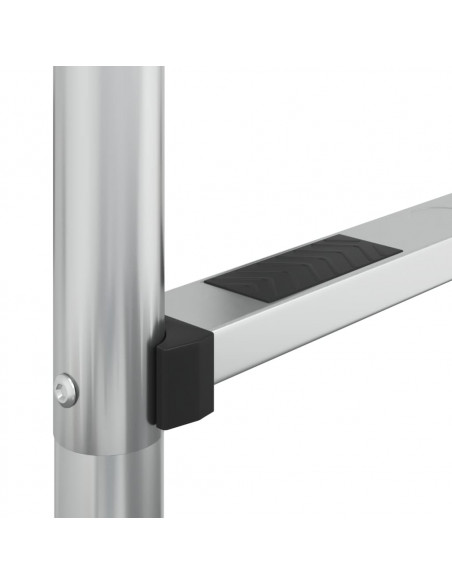 Scala per Piscina 54x38x184,5 cm Acciaio Inox 304