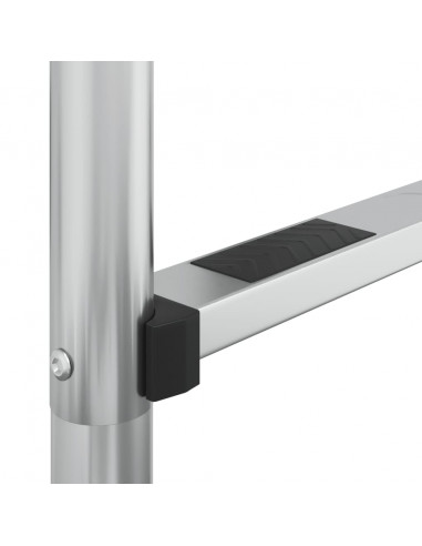 Scala per Piscina 54x38x158 cm Acciaio Inox 304