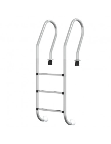 Scala per Piscina 54x38x158 cm Acciaio Inox 304