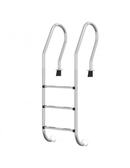 Scala per Piscina 54x38x158 cm Acciaio Inox 304