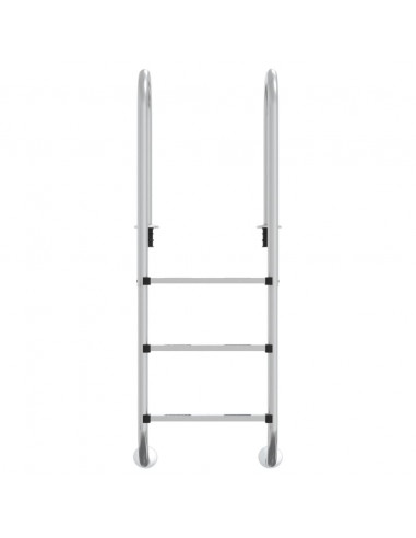 Scala per Piscina 54x38x158 cm Acciaio Inox 304