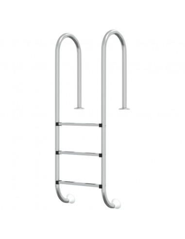 Scala per Piscina 54x38x158 cm Acciaio Inox 304