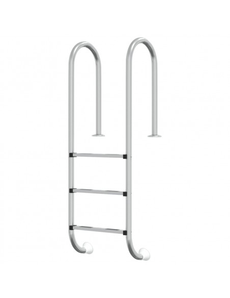 Scala per Piscina 54x38x158 cm Acciaio Inox 304