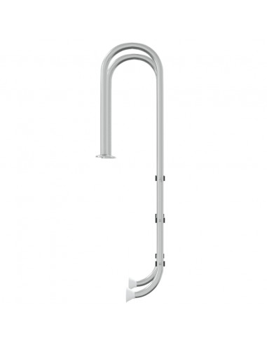Scala per Piscina 54x38x158 cm Acciaio Inox 304