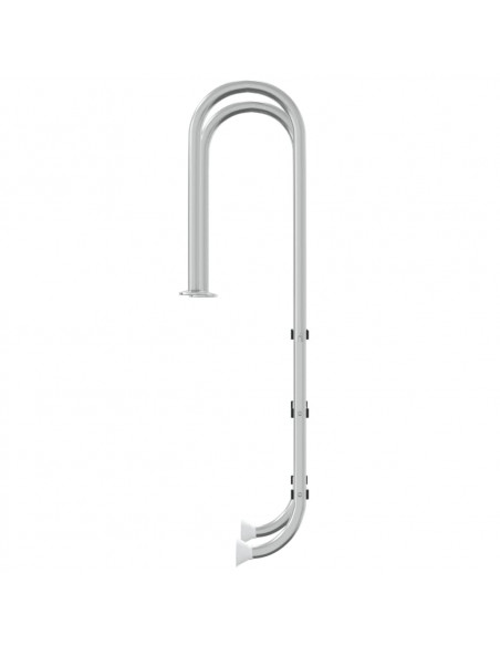 Scala per Piscina 54x38x158 cm Acciaio Inox 304
