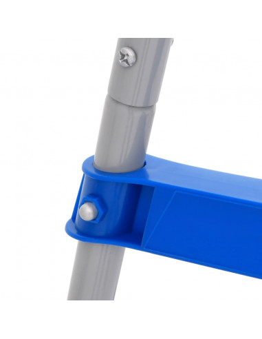 Scaletta per Piscina Fuori Terra 84 cm in Acciaio e Plastica