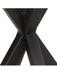 Tavolino di Servizio 48x48x56 cm in Legno Massello di Recupero