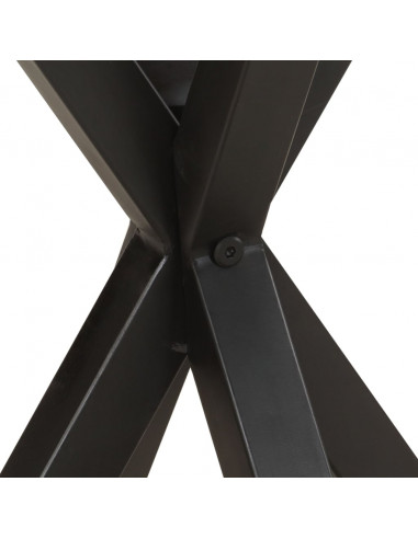 Tavolino di Servizio 48x48x56 cm in Legno Massello di Recupero