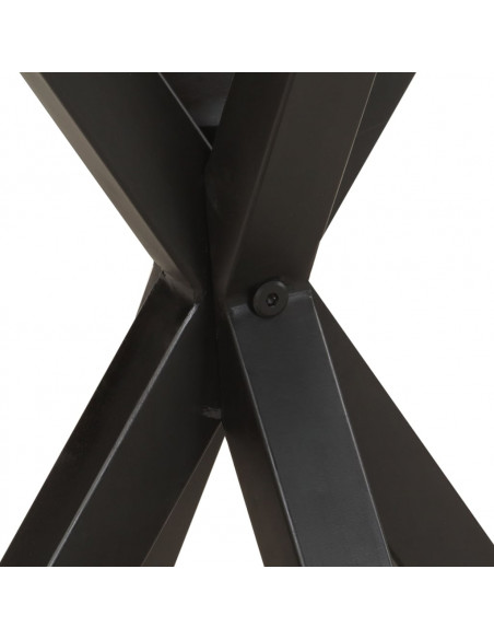 Tavolino di Servizio 48x48x56 cm in Legno Massello di Recupero