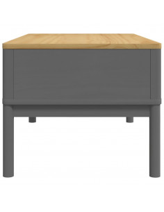 Tavolino FLORO Grigio 99x55,5x45 cm in Legno di Pino