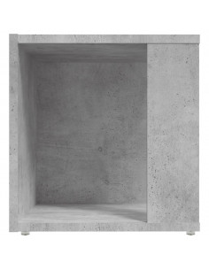 Tavolino Grigio Cemento 33x33x34,5 cm in Truciolato