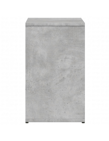 Tavolino Grigio Cemento 50x30x50 cm in Legno Multistrato