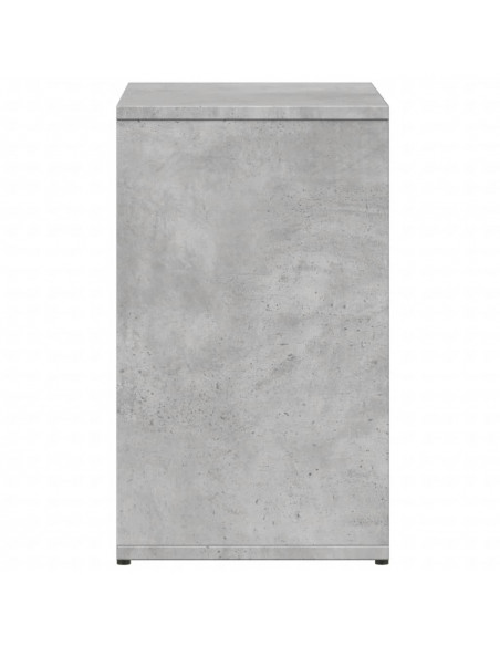 Tavolino Grigio Cemento 50x30x50 cm in Legno Multistrato
