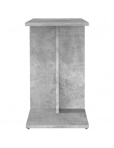 Tavolino Grigio Cemento 50x30x50 cm in Legno Multistrato