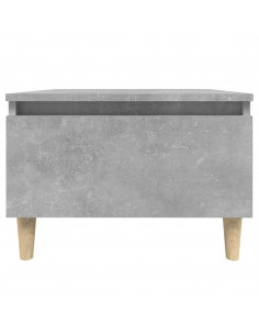 Tavolino Grigio Cemento 50x46x35 cm in Legno Multistrato