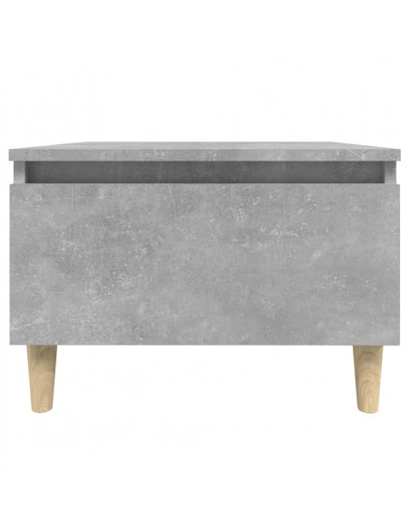 Tavolino Grigio Cemento 50x46x35 cm in Legno Multistrato