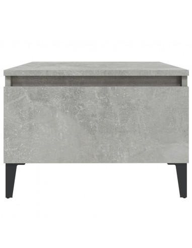 Tavolino Grigio Cemento 50x46x35 cm in Legno Multistrato