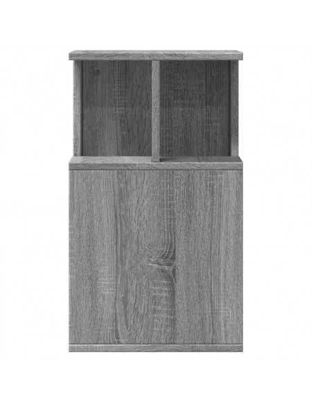Tavolino Grigio Sonoma 35x35x60 cm in Legno Multistrato