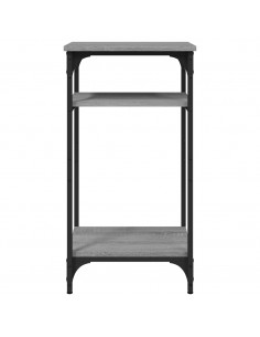 Tavolino Grigio Sonoma 40x30x75 cm in Legno Multistrato
