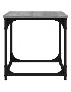 Tavolino Grigio Sonoma 40x40x40 cm in Legno Multistrato