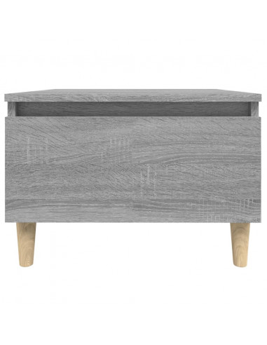 Tavolino Grigio Sonoma 50x46x35 cm in Legno Multistrato