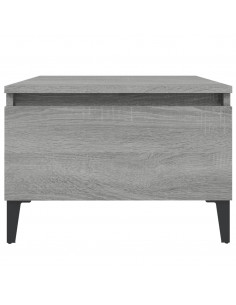 Tavolino Grigio Sonoma 50x46x35 cm in Legno Multistrato