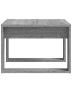 Tavolino Grigio Sonoma 50x50x35 cm in Legno Multistrato
