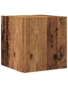 Tavolino Legno Antico 33x33x34 cm in Legno Multistrato