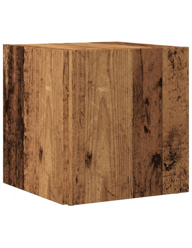 Tavolino Legno Antico 33x33x34 cm in Legno Multistrato