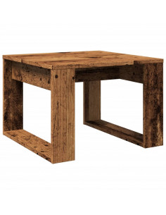 Tavolino Legno Antico 50x50x35 cm in Truciolato