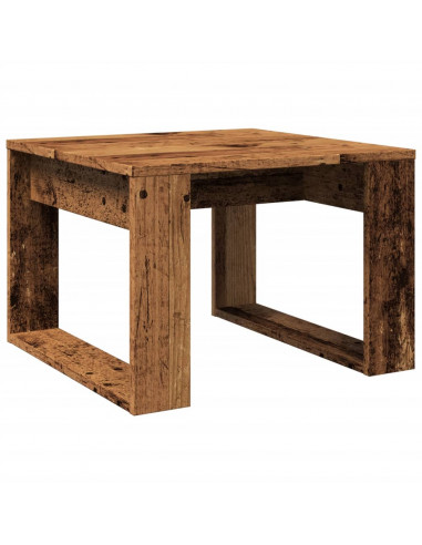 Tavolino Legno Antico 50x50x35 cm in Truciolato