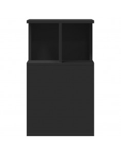 Tavolino Nero 35x35x60 cm in Legno Multistrato