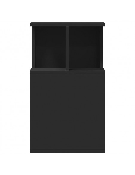 Tavolino Nero 35x35x60 cm in Legno Multistrato