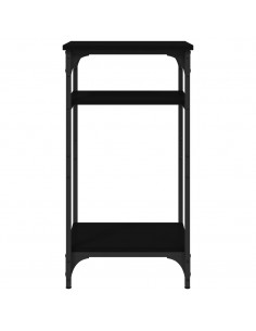 Tavolino Nero 40x30x75 cm in Legno Multistrato