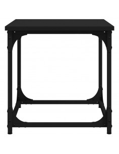 Tavolino Nero 40x40x40 cm in Legno Multistrato