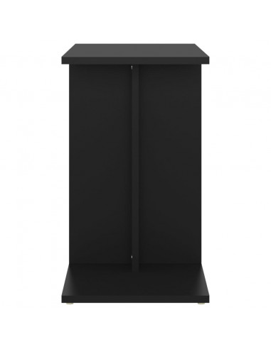 Tavolino Nero 50x30x50 cm in Legno Multistrato